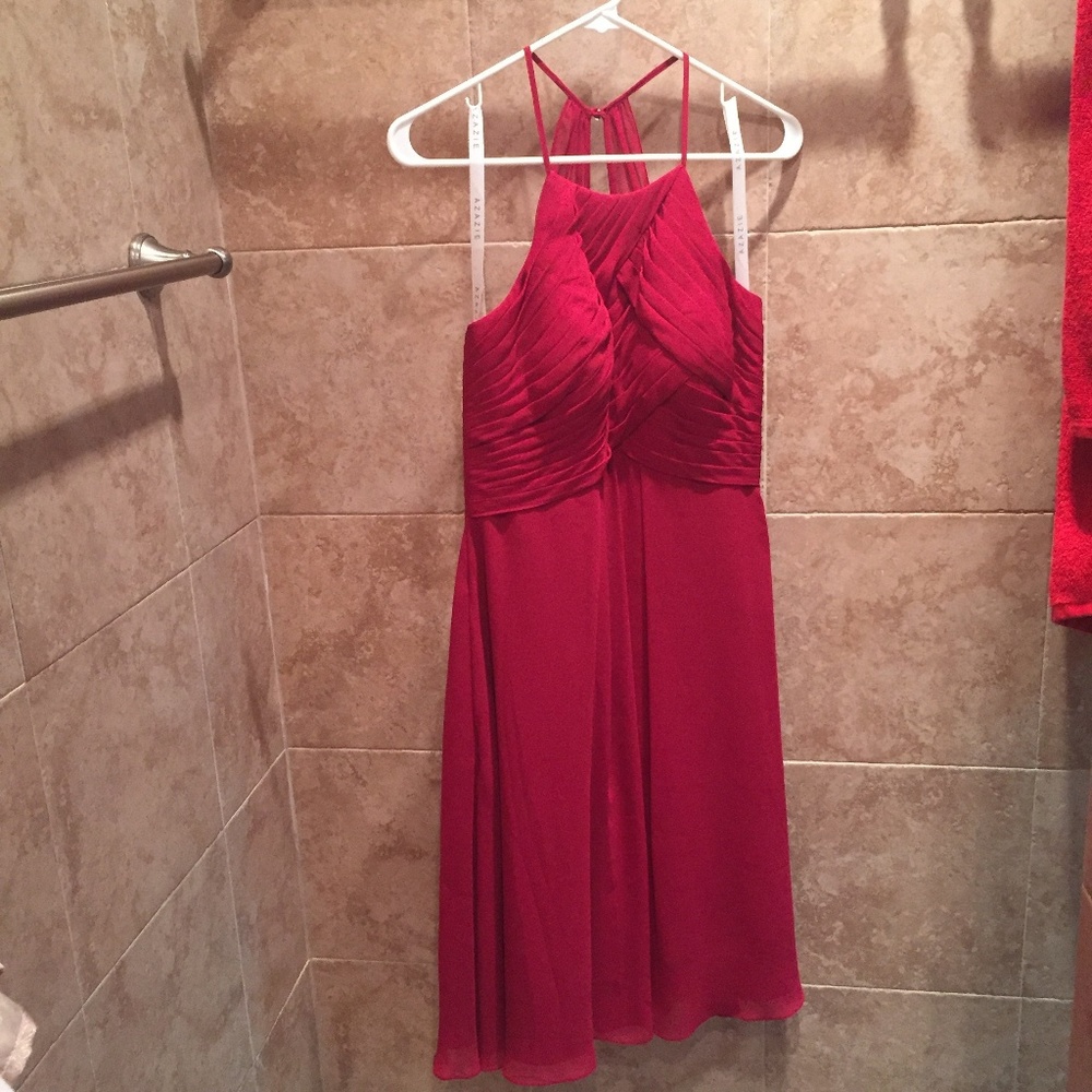 Azazie Burgundy Dress